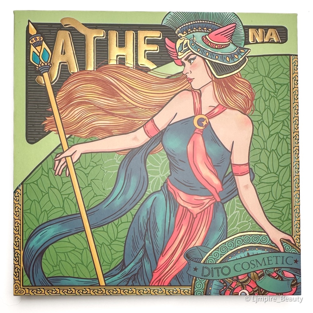 DiTO Cosmetics Athena Eyeshadow Palette NIB